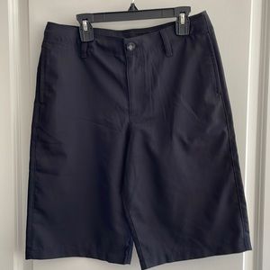 Boys’ Under Armour Match Play Shorts Youth Large Heat Gear Loose Fit in Black